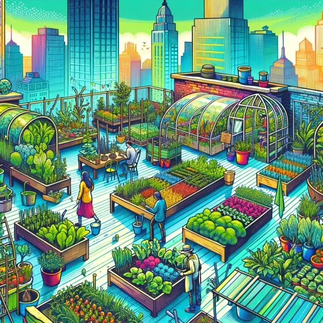 Agriculture urbaine : Potagers sur les toits et sécurité alimentaire en ville