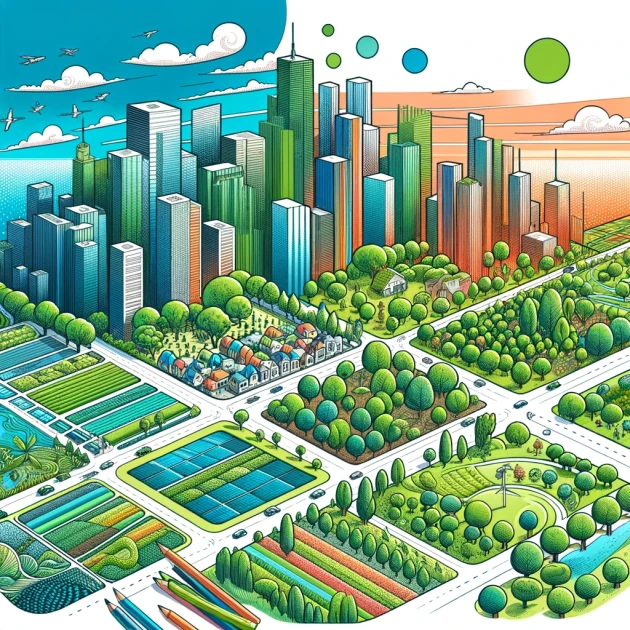 Aménagement paysager urbain durable : rôle de la sylviculture dans la création d'espaces verts fonctionnels