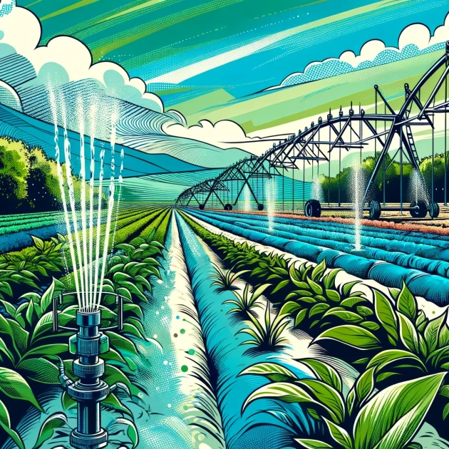 Économie de l'eau en agriculture : Techniques d'irrigation à impact réduit sur les ressources hydriques