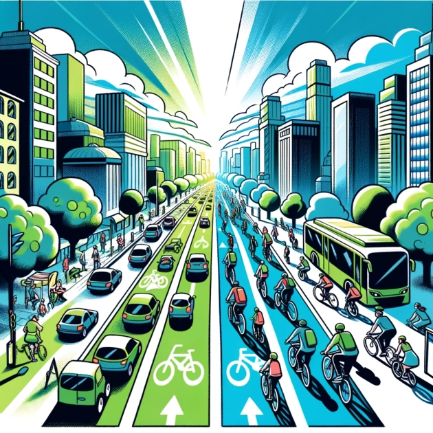 L'impact des pistes cyclables sur la réduction de la congestion urbaine