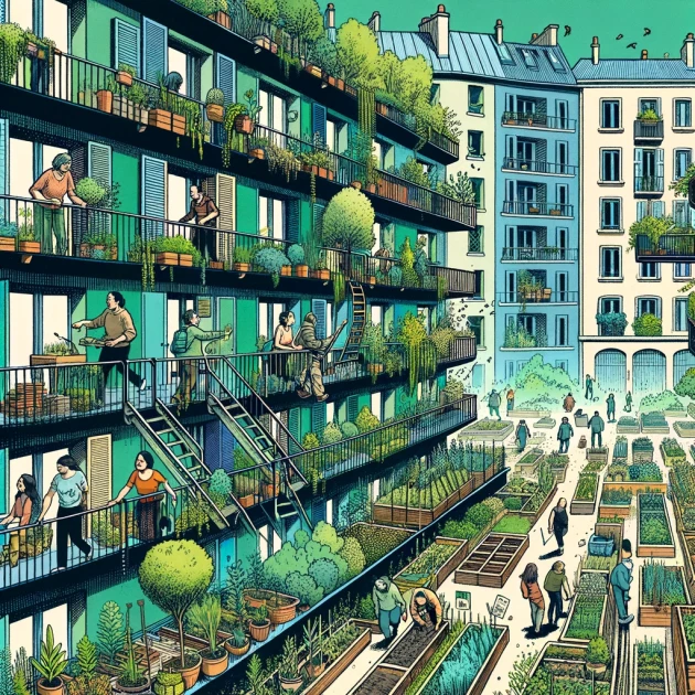 La révolution des jardins verticaux : quand les habitants s'impliquent pour reverdir les façades urbaines