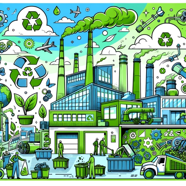 Les bonnes pratiques pour réduire les émissions de CO2 liées aux déchets industriels