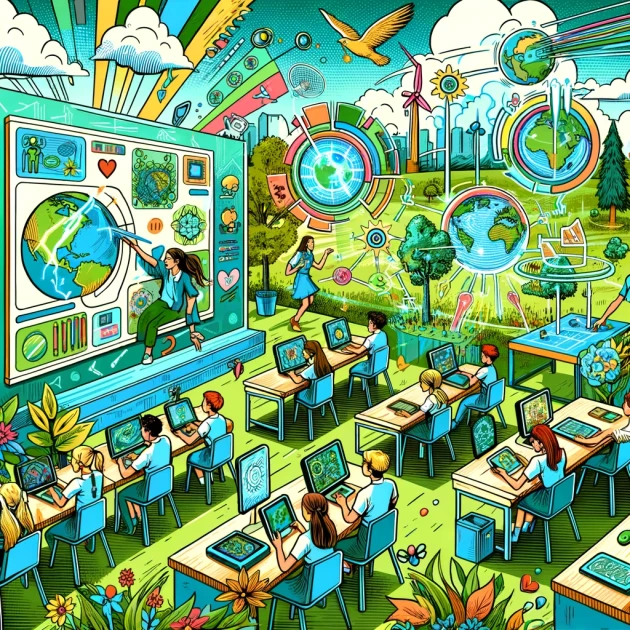 Technologies éducatives et sensibilisation à la transition écologique : le cas des écoles du futur